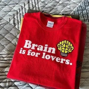 Gildan | Shirts | Rare Vintage 208 Nerd Nigo Brain Is For Lovers